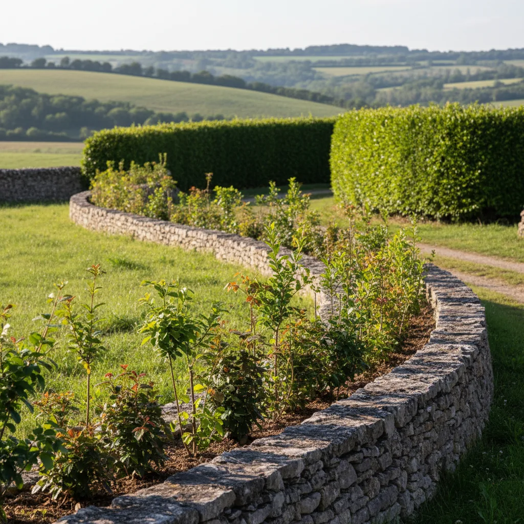 Plantation d'une nouvelle haie mixte en Charente